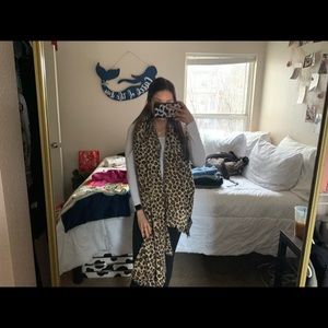 Zara cheetah scarf